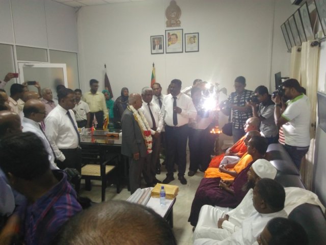 Assumption of duties by the New Govt.Agent. Mr.I.M.Haniffa-06.07.2018